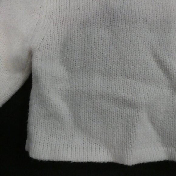 Y2K - OLD NAVY - 3-6 months | Button-Up Knit Cardigan | Faux Fur Collar - Picture 12 of 13